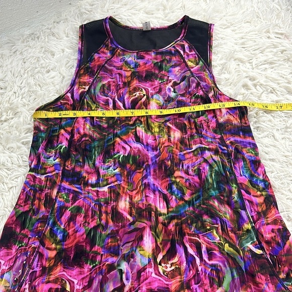 Lululemon Sculpt Tank Top Hyper Flow Pink Multi / Black - Picture 3 of 4